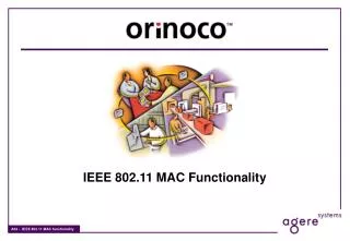 IEEE 802.11 MAC Functionality