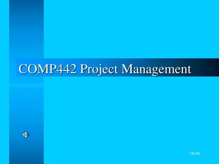 comp442 project management
