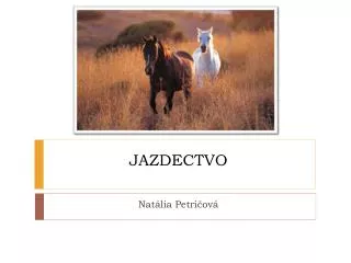jazdectvo