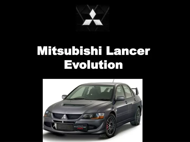 mitsubishi lancer evolution