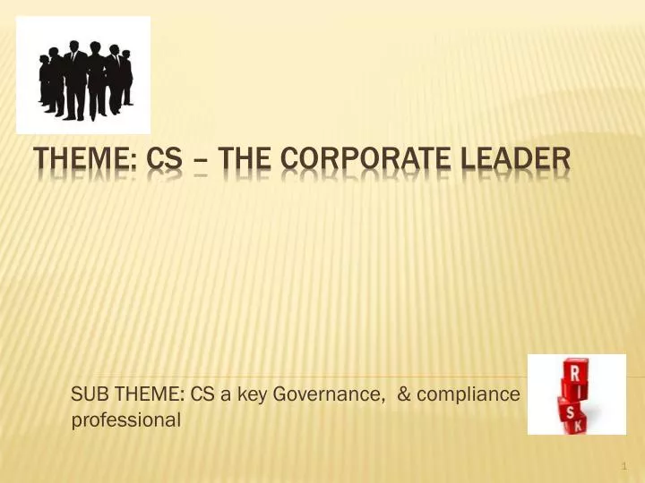 sub theme cs a key governance compliance professional