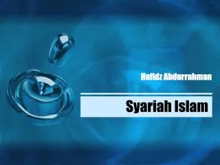 Syariah Islam