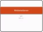 Middelalderen - slide 1