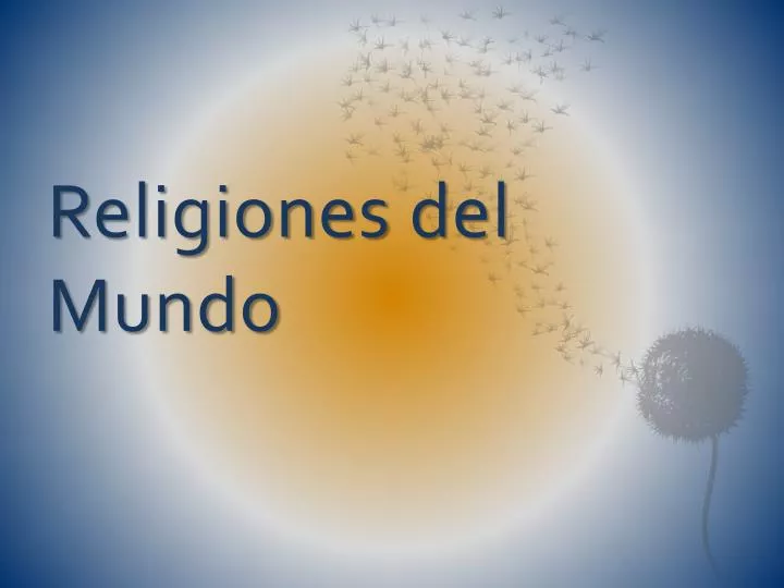 religiones del mundo