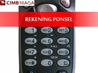 rekening ponsel
