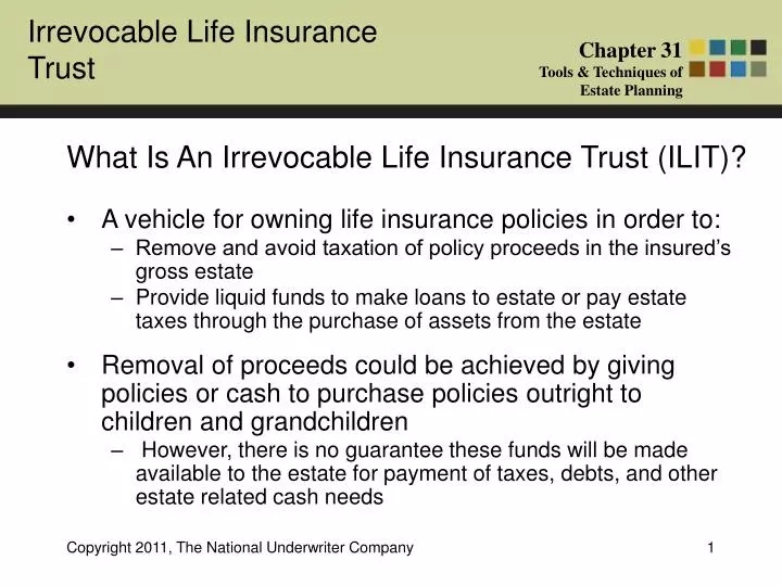what is an irrevocable life insurance trust ilit