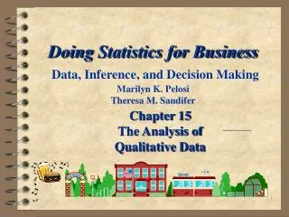 Chapter 15 The Analysis of Qualitative Data