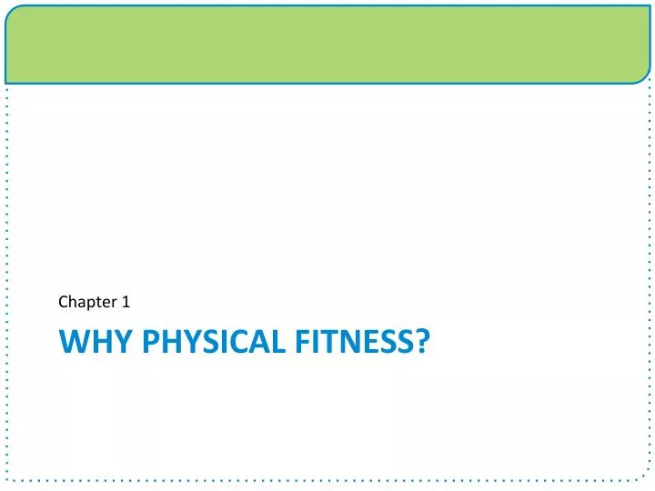 why physical fitness