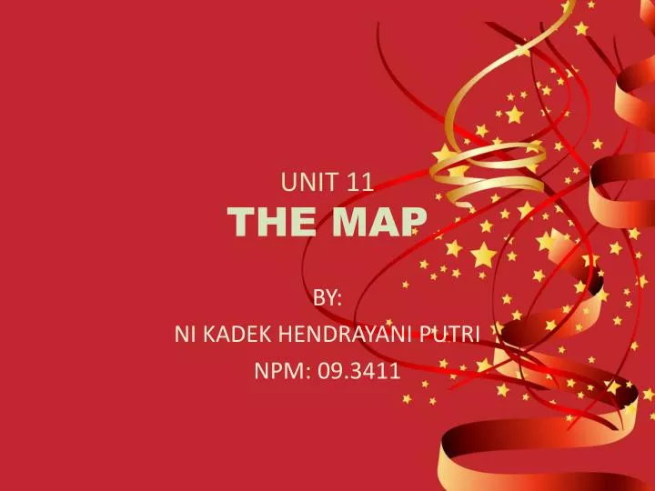 unit 11 the map
