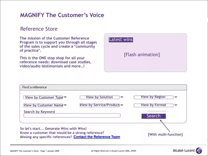 magnify the customer s voice