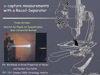 ?-capture measurements with a Recoil-Separator