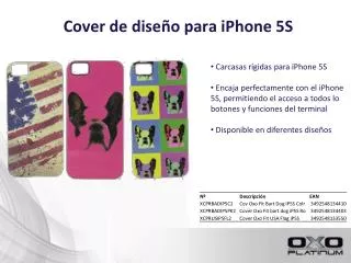 Cover de diseño para iPhone 5S