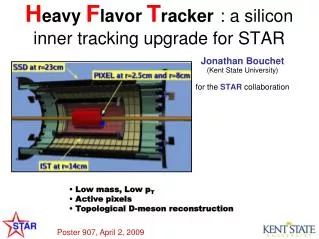 H eavy F lavor T racker : a silicon inner tracking upgrade for STAR