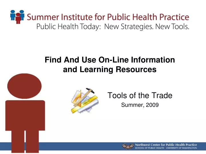 find and use on line information and learning resources