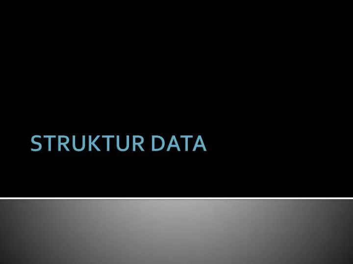 struktur data