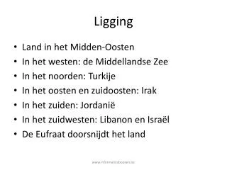 ligging