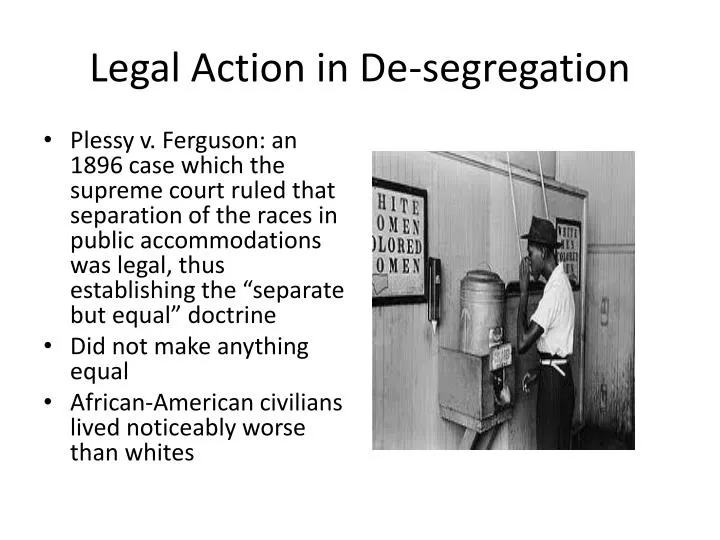 legal action in de segregation