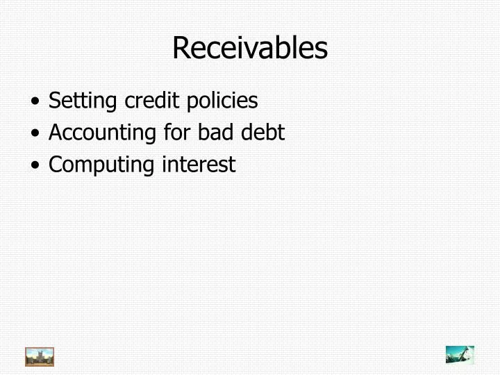 receivables