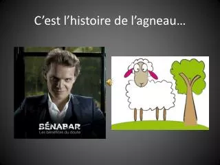 c est l histoire de l agneau