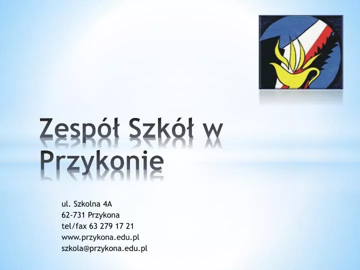 PPT - Zespół Szkół W Przykonie PowerPoint Presentation, Free Download ...