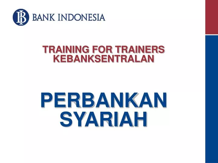 training for trainers kebanksentralan
