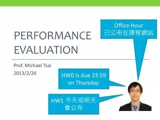performance evaluation