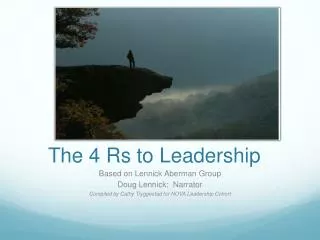 The 4 Rs to Leadership