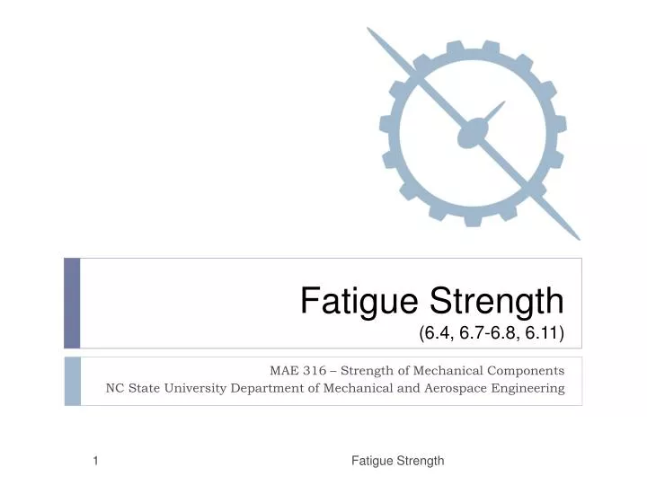 fatigue strength 6 4 6 7 6 8 6 11