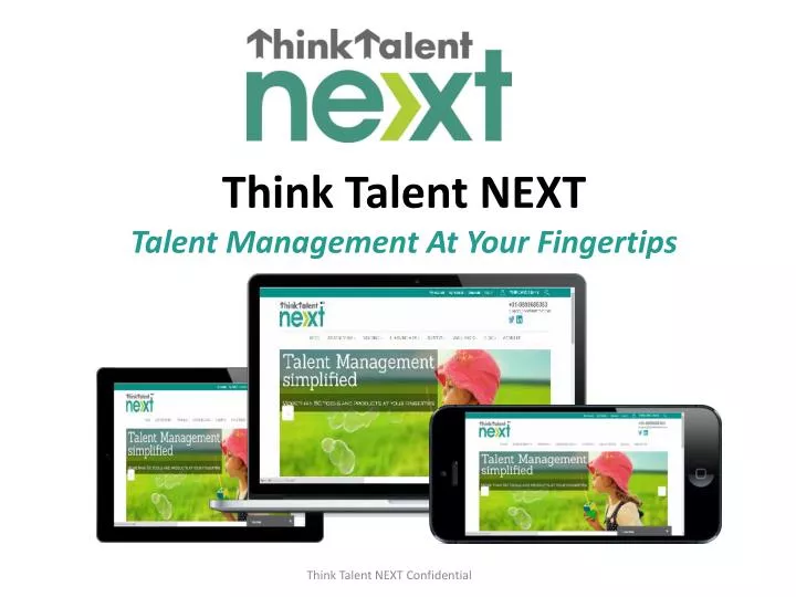 think talent next talent management at your fingertips