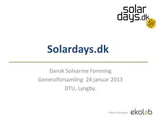 Solardays.dk