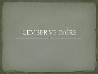 ember ve da re