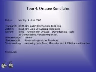 tour 4 ortasee rundfahrt
