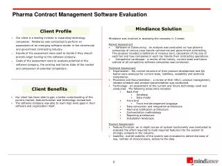 Pharma Contract Management Software Evaluation