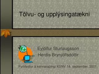 t lvu og uppl singat kni