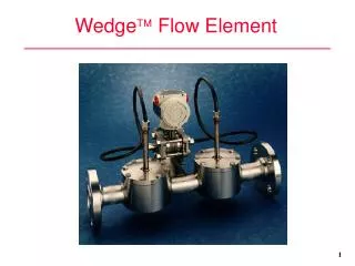 Wedge ? Flow Element