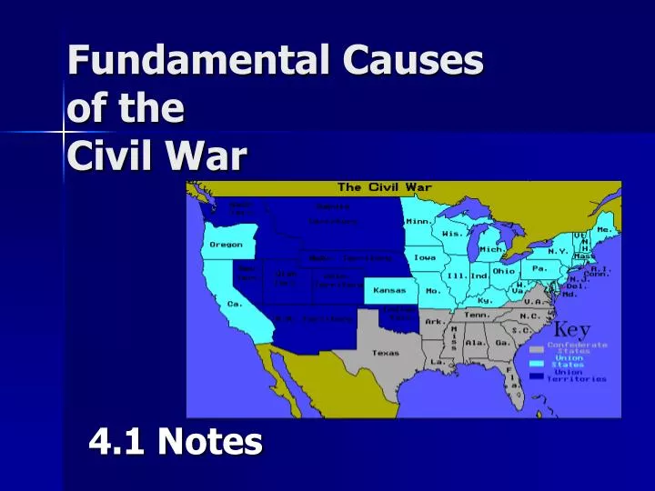 fundamental causes of the civil war