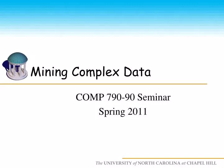 mining complex data