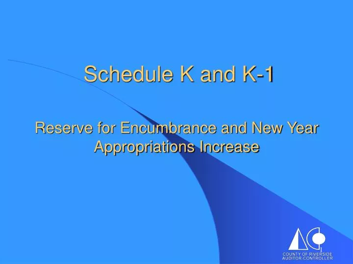 schedule k and k 1