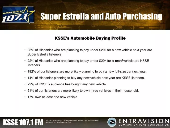 super estrella and auto purchasing