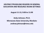 Strategies for Supporting Struggling Readers in Educational Settings - slide 1