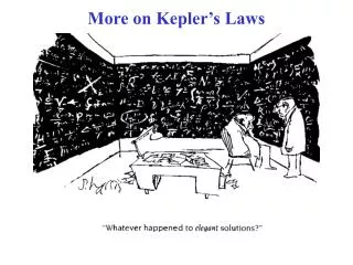 More on Kepler’s Laws