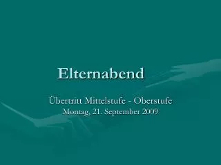 elternabend