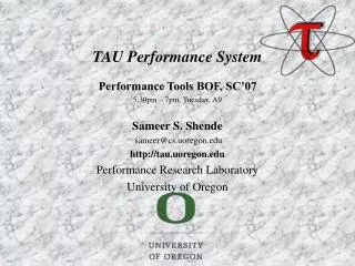 TAU Performance System