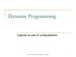 Dynamic Programming - slide 1