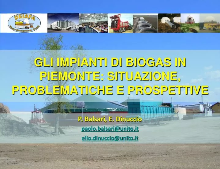 gli impianti di biogas in piemonte situazione problematiche e prospettive