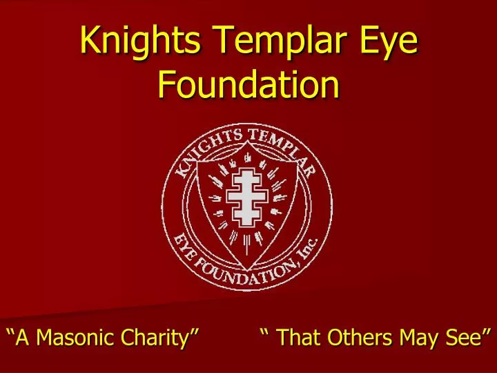 knights templar eye foundation