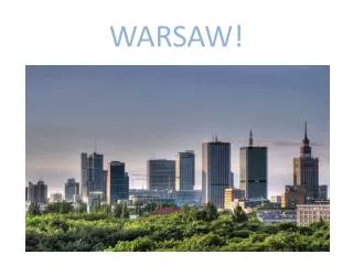 WARSAW!