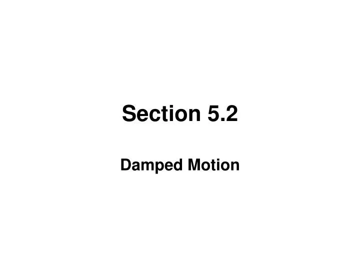 section 5 2