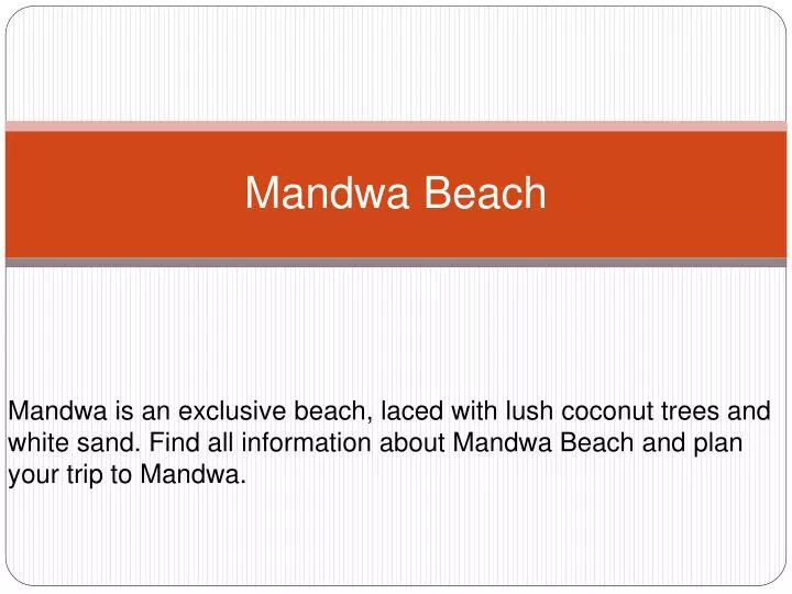 mandwa beach