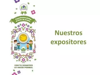 nuestros expositores